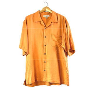 Men's Silk Vintage Tommy Bahama Button Front Shirt L